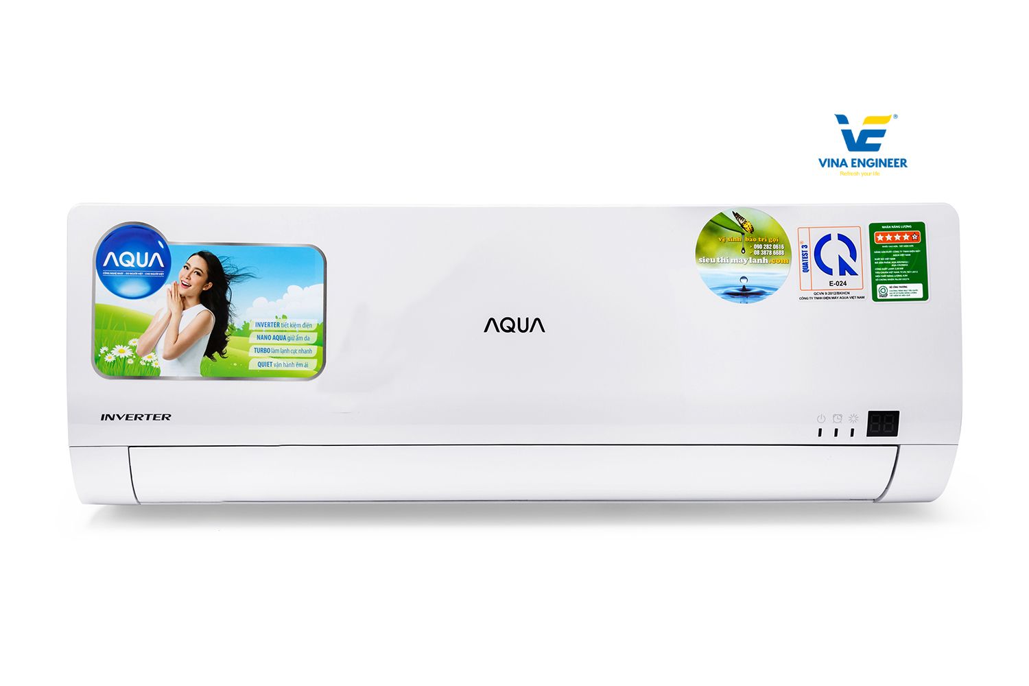 Máy lạnh Aqua AQA-KCRV9WGSB (1.0Hp) Inverter
